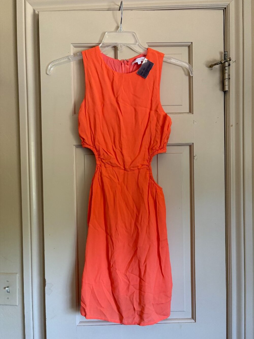 NWT Orange Cutout Dress